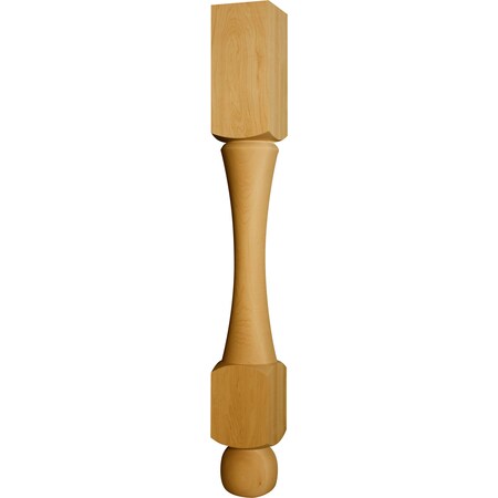 Osborne Wood Products 35 1/2 x 4 Cumberland Island Leg in Soft Maple 1757M
